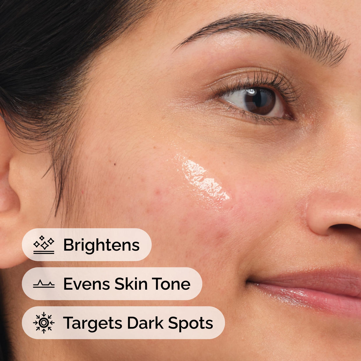 The Ordinary Alpha Arbutin serum texture on skin