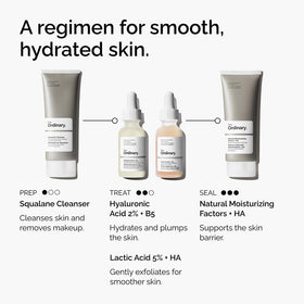 The Ordinary Lactic Acid 5% + Hyaluronic Acid Serum application