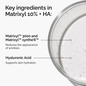 The Ordinary Matrixyl 10% Serum bottle with dropper