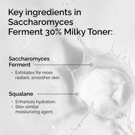 The Ordinary Saccharomyces Ferment 30% Milky Toner bottle with label