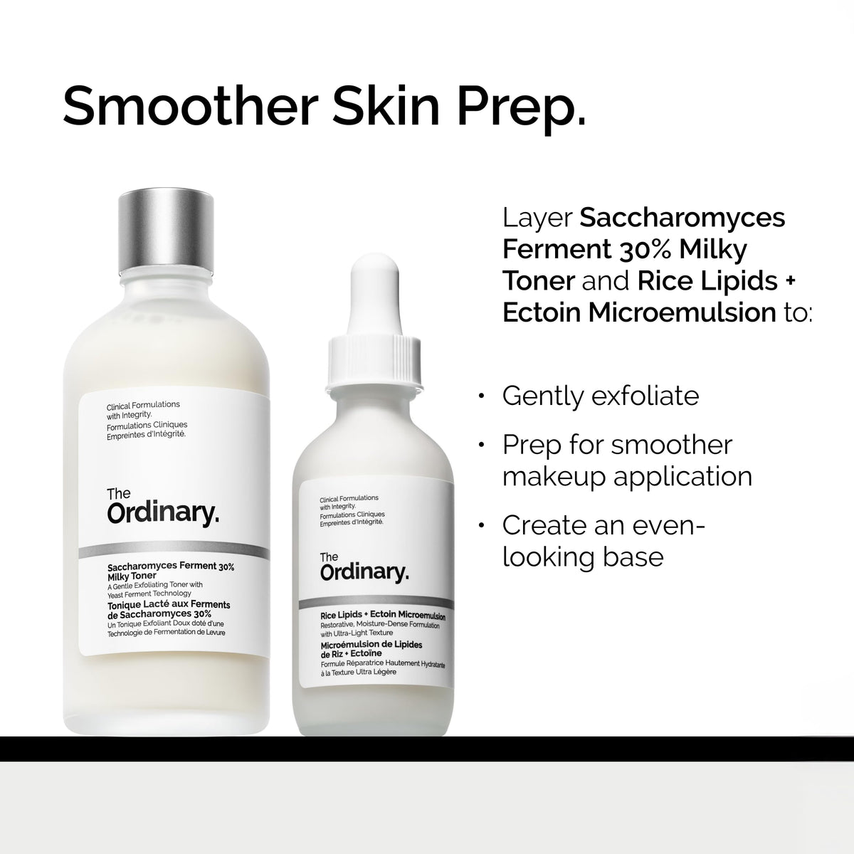 The Ordinary Saccharomyces Ferment 30% Milky Toner in hand