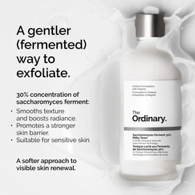 The Ordinary Saccharomyces Ferment 30% Milky Toner packaging details