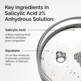 The Ordinary Salicylic Acid 2% Anhydrous Solution bottle with label