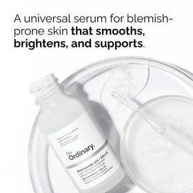 The Ordinary Serum Favorites Set displayed with all three serums