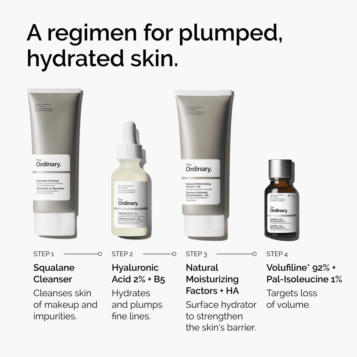 The Ordinary Volufiline 92% Plumping Serum packaging details