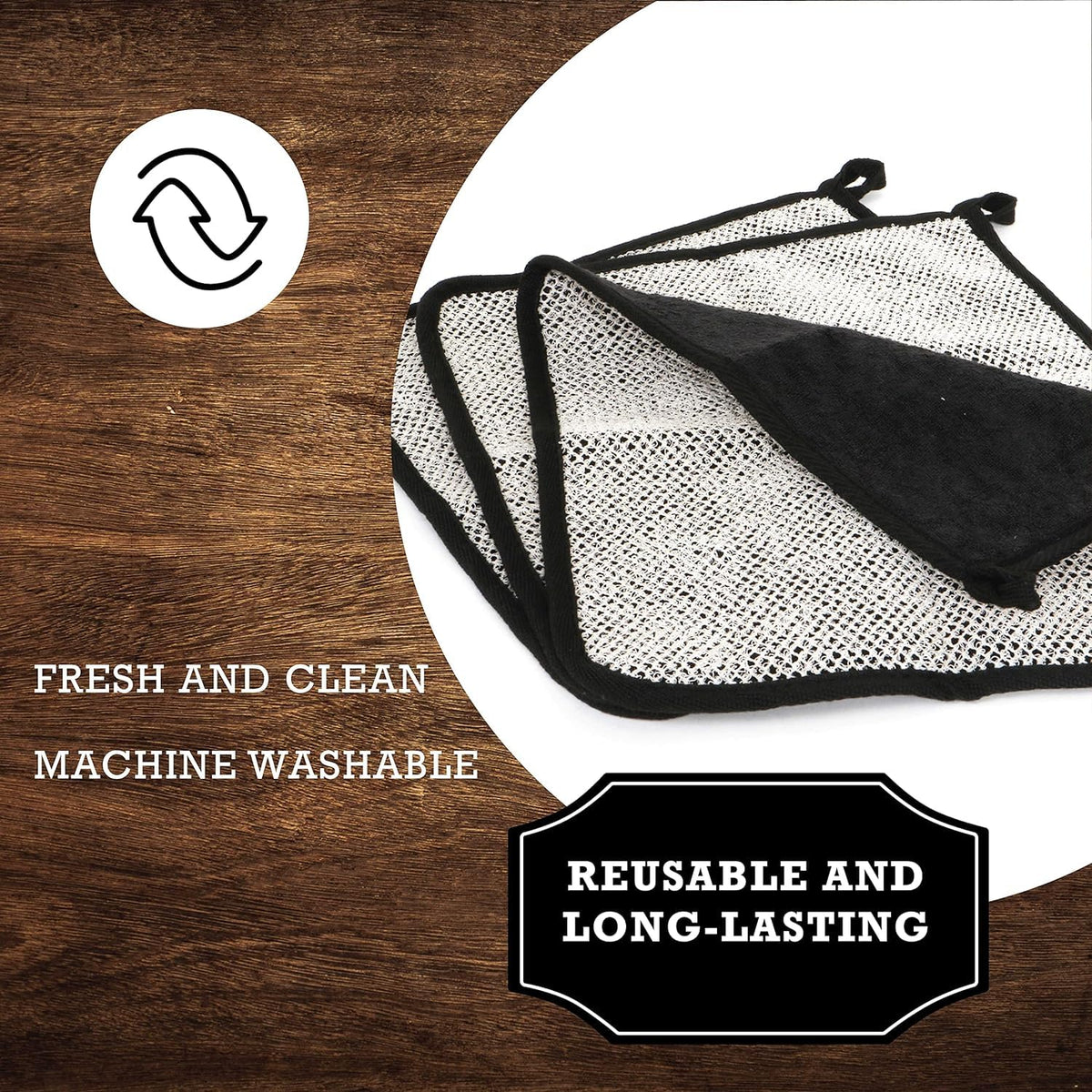 The Rustic Man wash cloths hanging to dry after washing