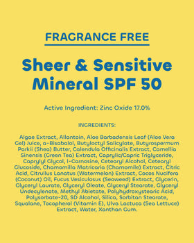 The Seaweed Bath Co. Sheer Mineral SPF 50 Sunscreen Spray in use outdoors