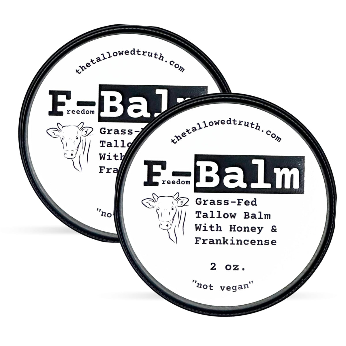 The Tallowed Truth Tallow Balm front view in packaging