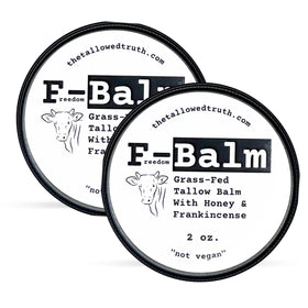 The Tallowed Truth Tallow Balm front view in packaging