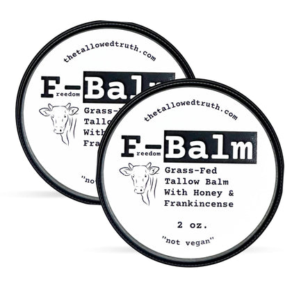 The Tallowed Truth Tallow Balm front view in packaging