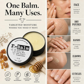 The Tallowed Truth Tallow Balm in lifestyle setting