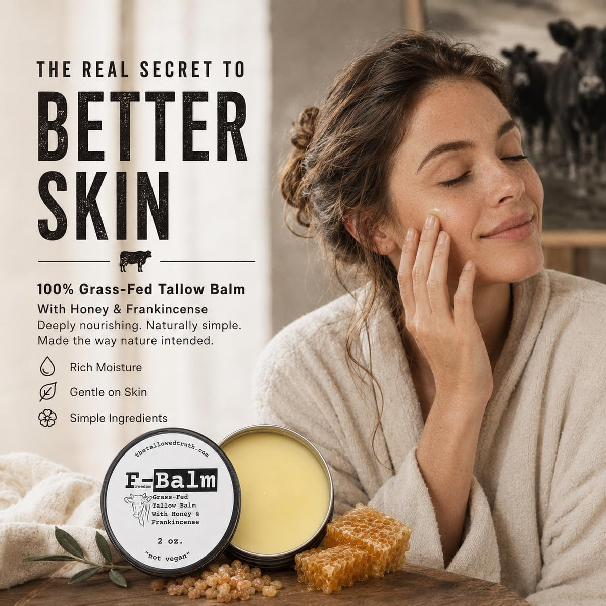 The Tallowed Truth Tallow Balm ingredients list