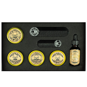 THE VINTAGE GROOMING CO. Gold Standard Mustache Kit front view