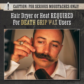 THE VINTAGE GROOMING CO. Mustache Wax tin with label