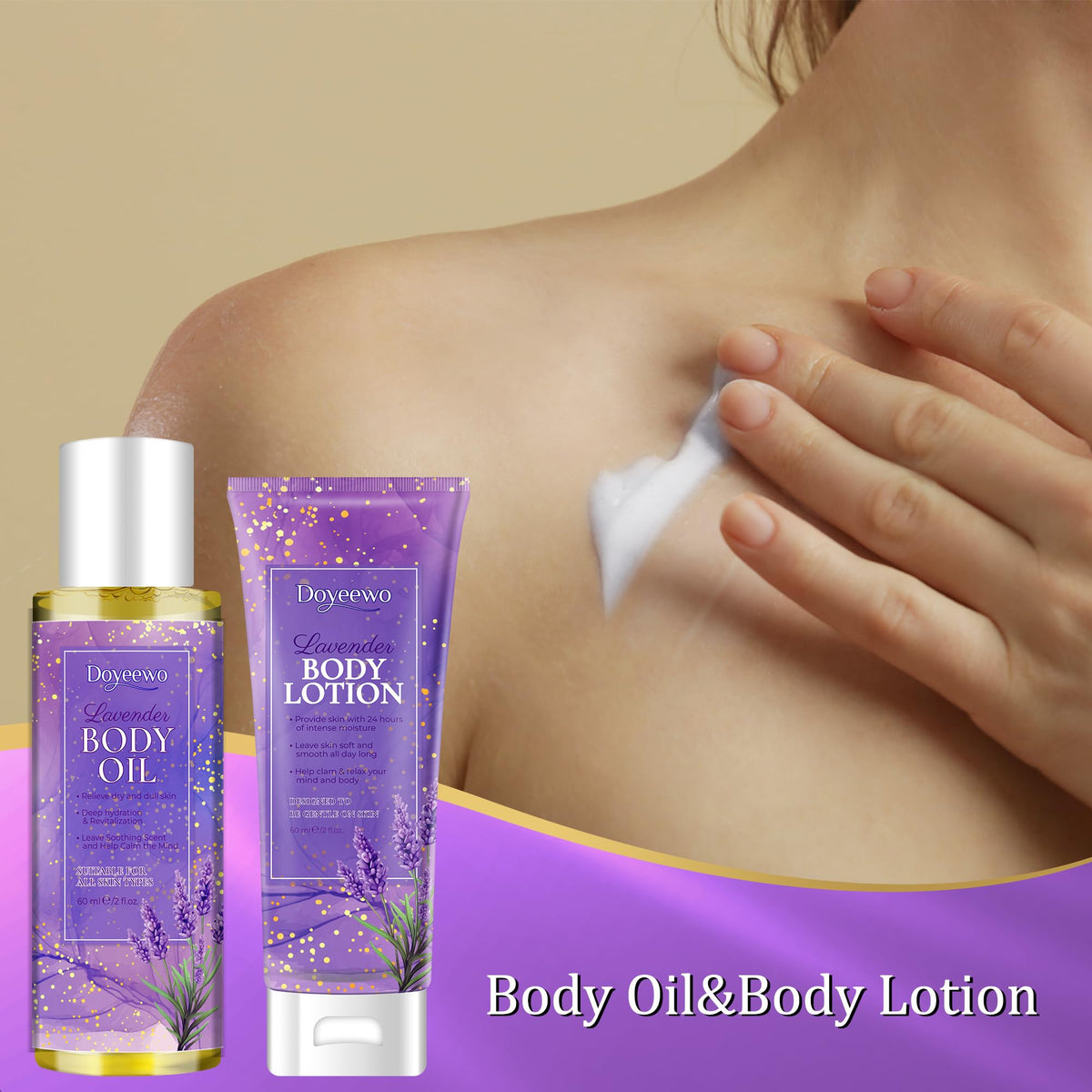 Therapeutic Epsom salt package from DOYEEWO spa set