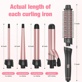 Thermal brush included in ANIEKIN curling iron set