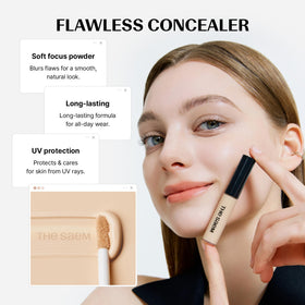 THESAEM concealer shades arranged in a row