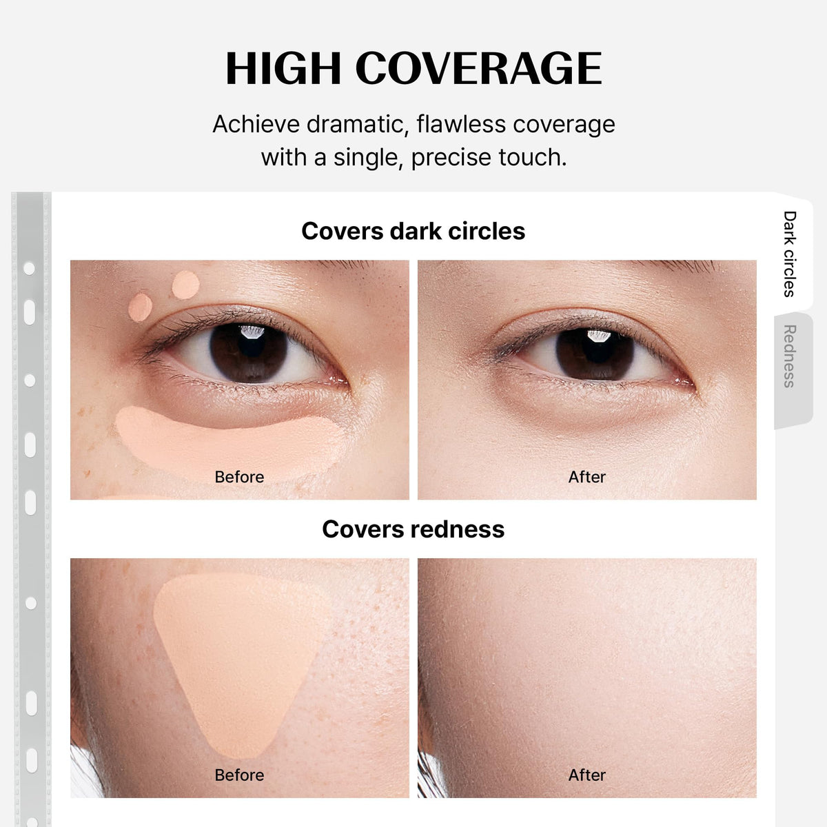THESAEM Cover Perfection Tip Concealer 3-Pack Set on vanity