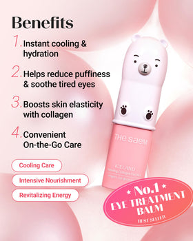 THESAEM Iceland Hydrating Collagen Eye Stick close-up of the balm