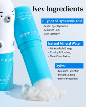 THESAEM Iceland Hydrating Eye Stick in a lifestyle setting