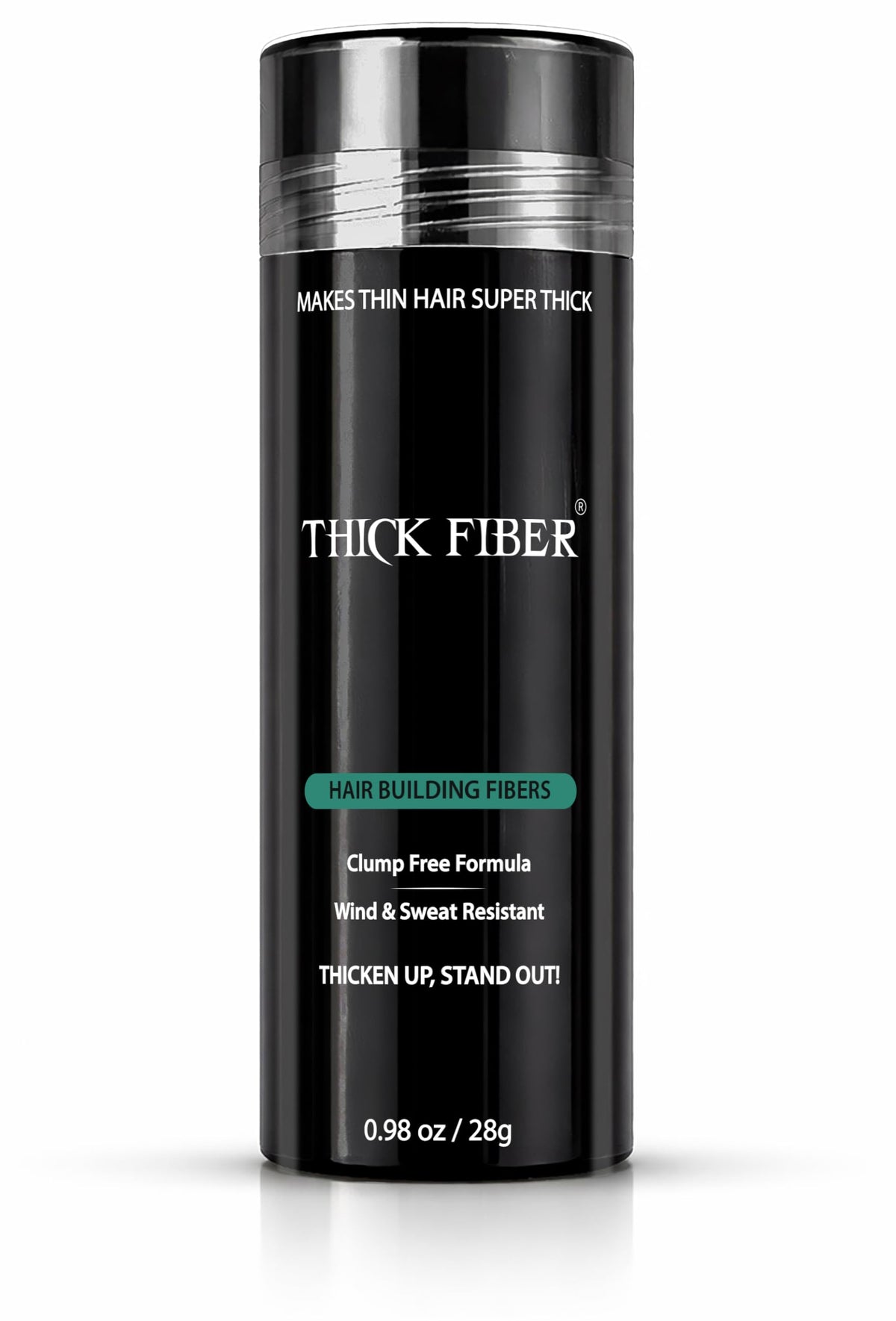 Thick Fiber Hair Fibers Medium Brown front view