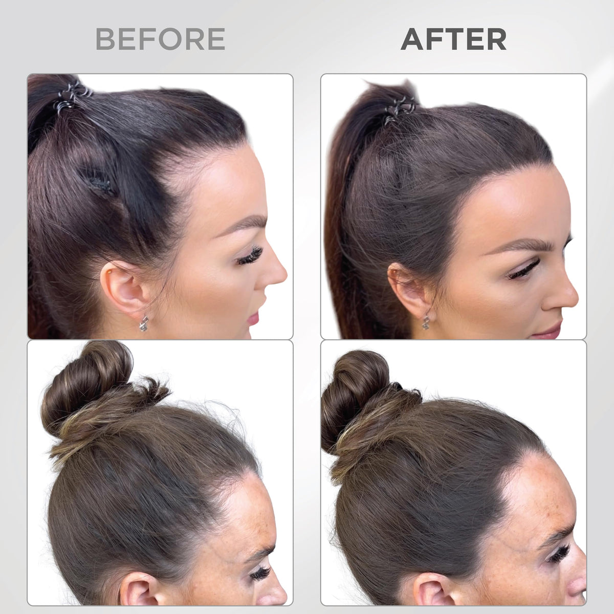 Thick Fiber Root Touch Up Powder Dark Brown packaging