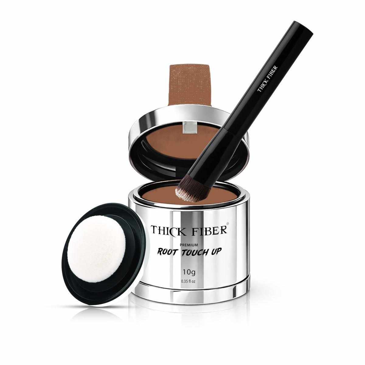 Thick Fiber Root Touch Up Powder in Auburn, front view