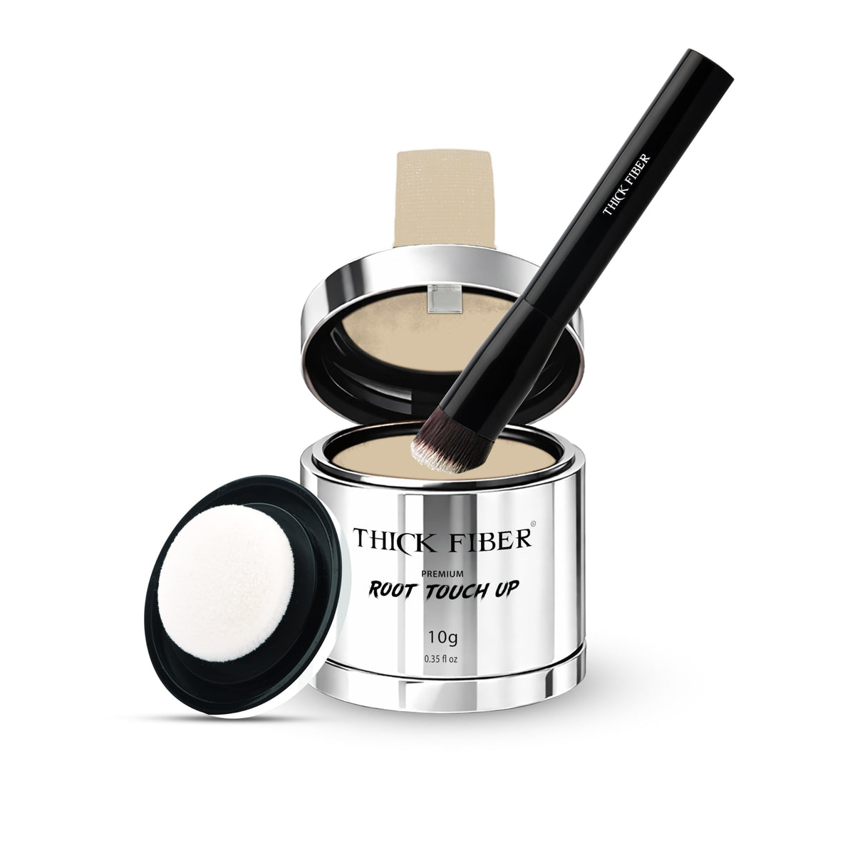 Thick Fiber Root Touch Up Powder Light Blonde front view