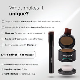 Thick Fiber Root Touch Up Powder mirror included