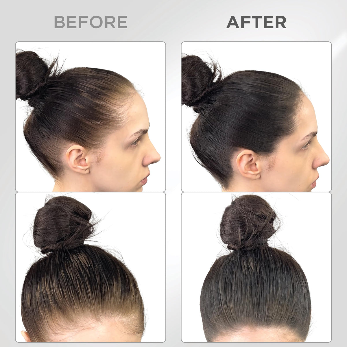 Thick Fiber Root Touch Up Powder with puff and mirror