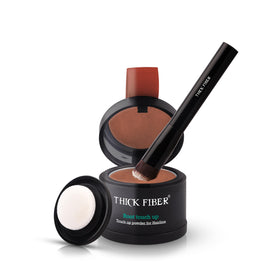 Thick Fiber Root Touch Up Set in Auburn with applicator and mirror