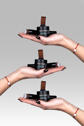 Thick Fiber Root Touch Up Set showing water resistance