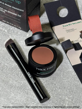 Thick Fiber Root Touch Up Set with mirror and brush