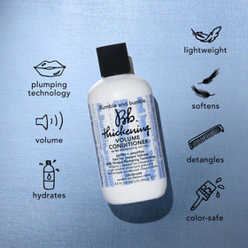 Thickening Conditioner from Bumble and bumble. in travel-size bottle