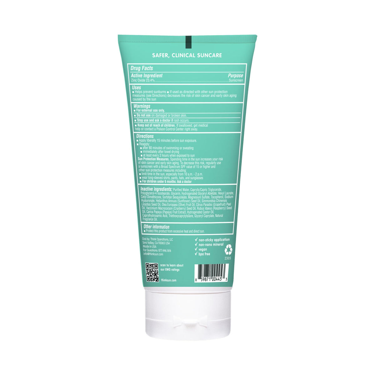 THINK Kids Sunscreen SPF 50+ application on skin