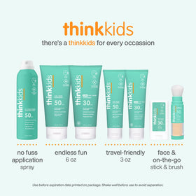 THINK Kids Sunscreen SPF 50+ cap close-up