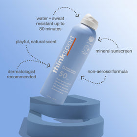 THINK Thinksport Mineral Sunscreen Spray SPF 50+ back view