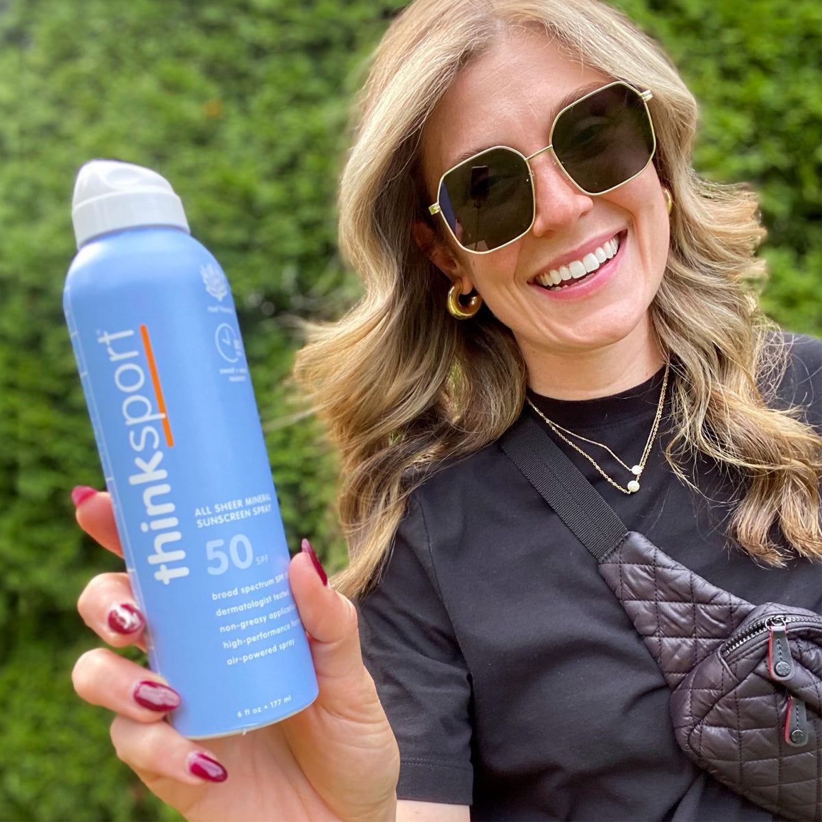 THINK Thinksport Mineral Sunscreen Spray SPF 50+ side view