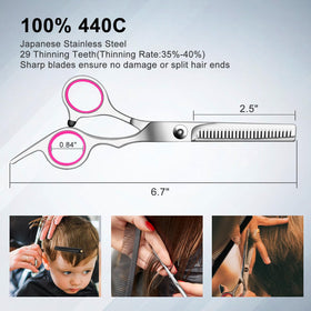 Thinning shears from Sirabe hair cutting kit
