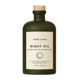 Third Layer Castor Oil Body Oil front view in glass bottle