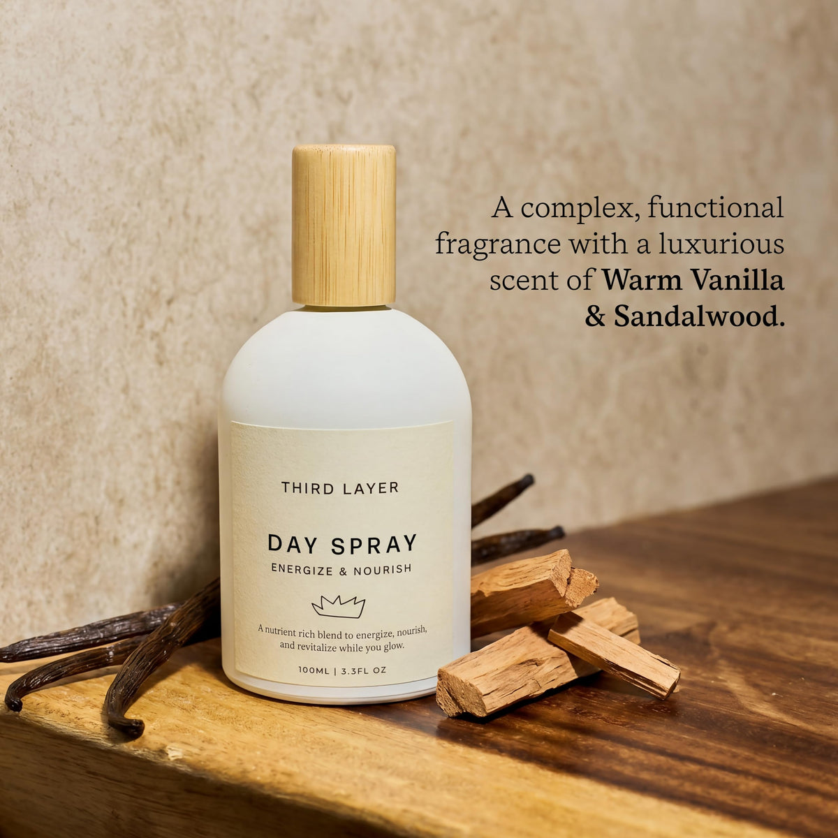 Third Layer Day Spray Body Oil spray nozzle close-up