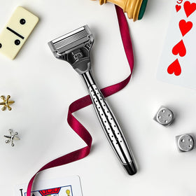 Three Harry's razor blade refills in packaging