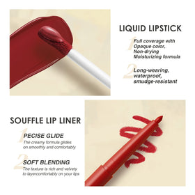 Three lip liner pens included in BestLand 6Pcs set
