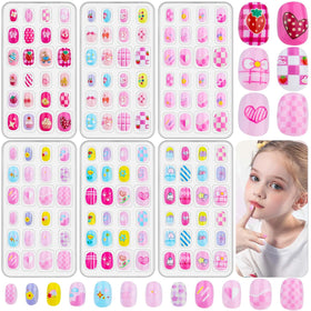 Thrilez Kids Fake Nails Set 144 pcs with assorted designs