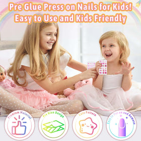 Thrilez kids fake nails set packaging