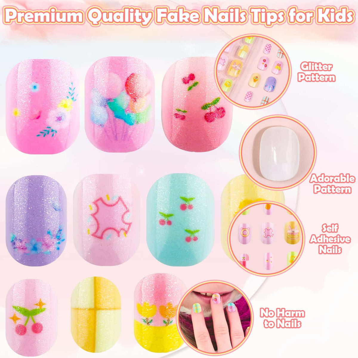 Thrilez kids nail art kit packaging front view