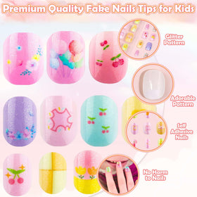 Thrilez kids nail art kit packaging front view