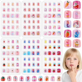 Thrilez Kids Nail Art Set 144 Pcs assorted nail designs front view