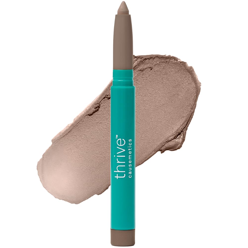 Thrive Causemetics Brilliant Eye Brightener Stick Cool Taupe Matte front view
