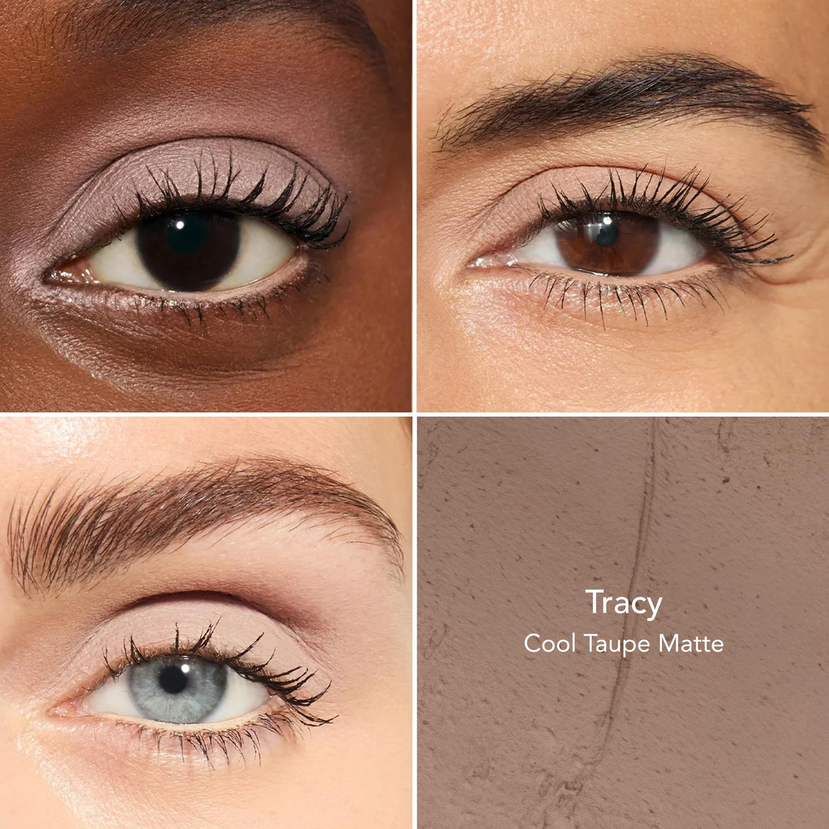 Thrive Causemetics Brilliant Eye Brightener Stick Cool Taupe Matte swatch on skin